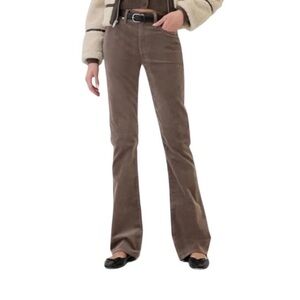 GAP Baby Boot Corduroy Pants in Taupe Gray